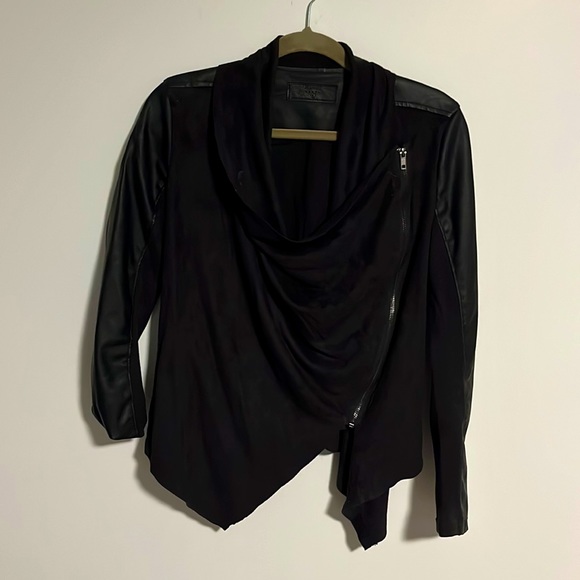 Blank NYC Tops - BLANKNYC size small jacket with faux leather back